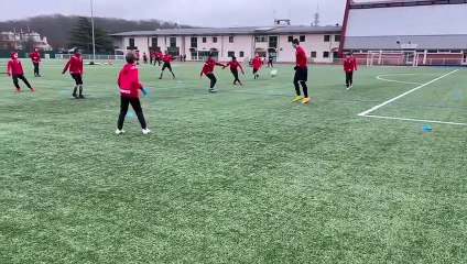 Nos U13 à l'entraînement - 30 janvier 2021