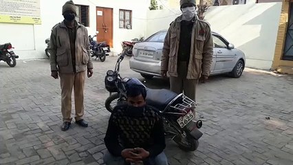 पुलिस ने शातिर वाहन चोर को गिरफ्तार भेजा जेल