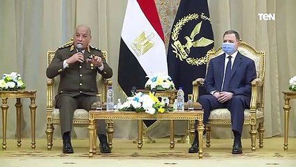 وزير الداخلية يستقبل وزير الدفاع ورئيس الأركان للتهنئة بعيد الشرطة