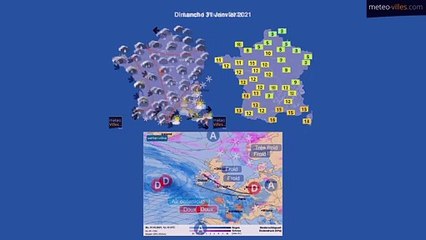 bulletin meteo du dimanche 31 janvier 2021