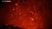 Εντυπωσιακές εικόνες από τις εκρήξεις στην Αίτνα