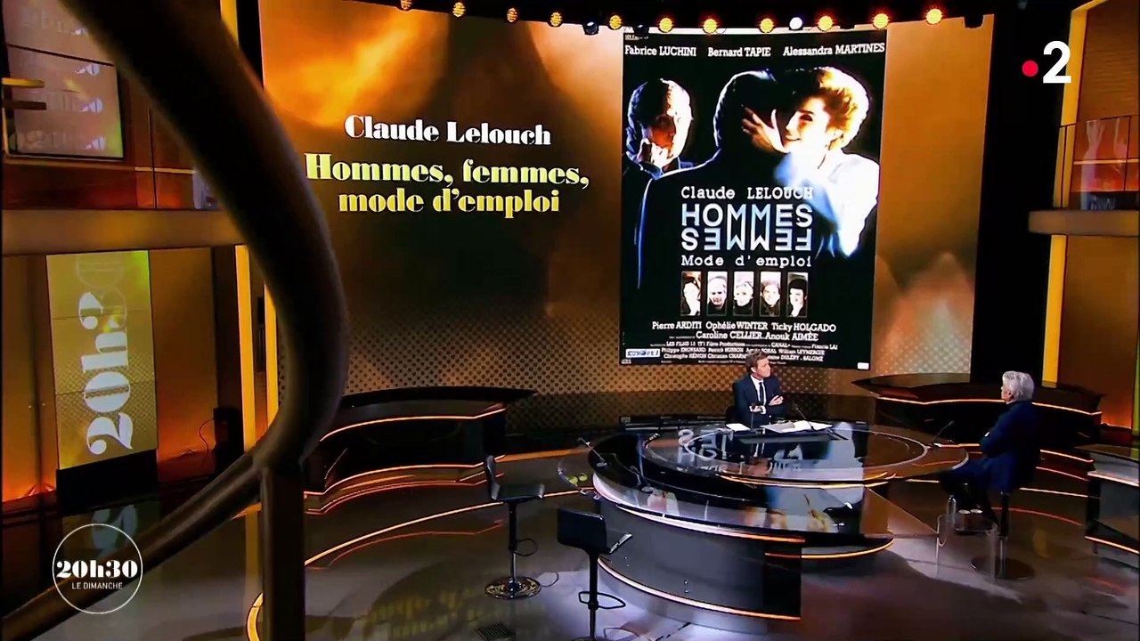 Bernard Tapie sur France 2 dans "20H30, le dimanche".