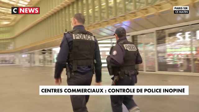 Centres commerciaux : contrôle de police inopiné