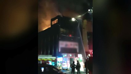 화성 향남읍 생활용품점 3층에서 불...인명 피해 없어 / YTN