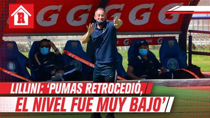 Lillini tras empate ante Atlas: 'Retrocedimos, el nivel fue muy bajo'