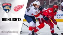 Panthers @ Red Wings 01/31/2021 | NHL Highlights