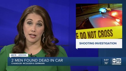 2 men found dead inside vehicle in Chandler