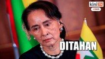 Tentera Myanmar tahan Aung San Suu Kyi