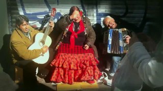 VÍDEOS VIRALES Músicos callejeros en el Rastro de Madrid
