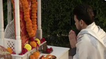 Budget 2021: Anurag Thakur offers prayers at his residence
