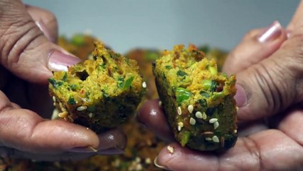 No Oil breakfast made with Green Peas - Nisha Madhulika - Rajasthani Recipe - Best Recipe House