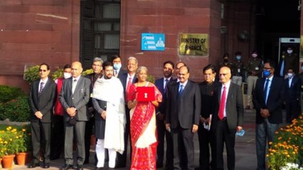 Budget 2021: Nirmala Sitharaman reaches Finance Ministry