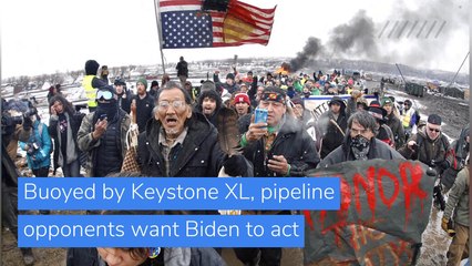Buoyed by Keystone XL, pipeline opponents want Biden to act, and other top stories in US news from February 01, 2021.
