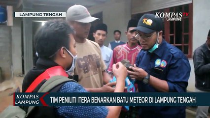 Peneliti ITERA Benarkan Batu Meteor di Lampung Tengah