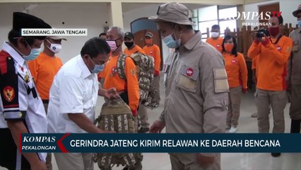 Gerindra Jateng Kirim Relawan ke Daerah Bencana
