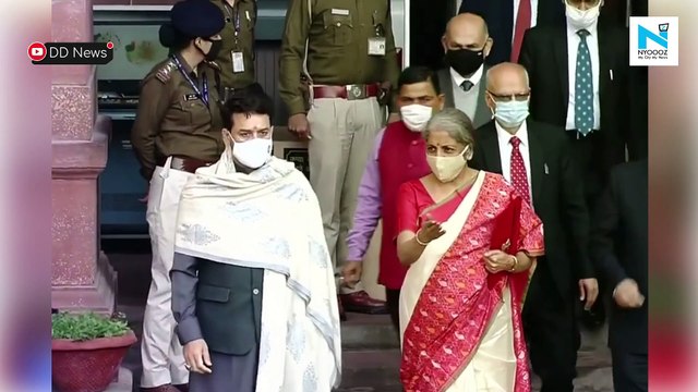 Budget 2021: FM Nirmala Sitharaman leaves for Parliament; to present Budget at 11 am