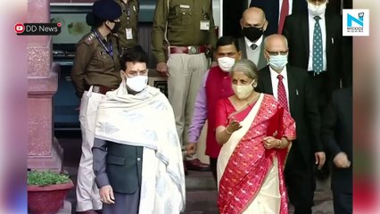 Budget 2021: FM Nirmala Sitharaman leaves for Parliament; to present Budget at 11 am