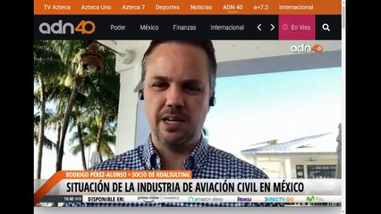 Rodrigo Pérez-Alonso habla sobre la inminente quiebra de Interjet