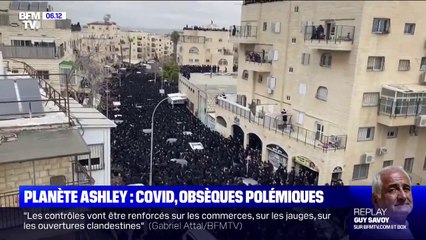 En Israël, 20.000 ultra-orthodoxes bravent le confinement pour assister aux obsèques d'un rabbin