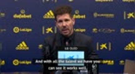 Descargar video: Simeone delighted with Atletico’s perfect balance