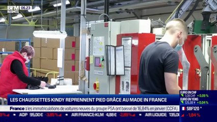 La France qui résiste : Les chaussettes Kindy reprennent pied grâce au made in France, par Paul Marion - 01/02