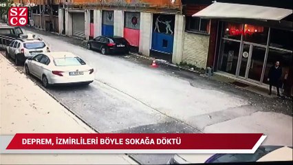 Deprem, İzmirlileri sokağa döktü