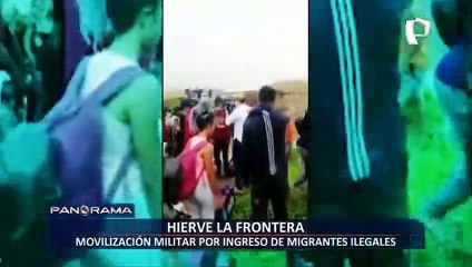 Frontera con Ecuador: movilización militar para evitar ingreso irregular de extranjeros
