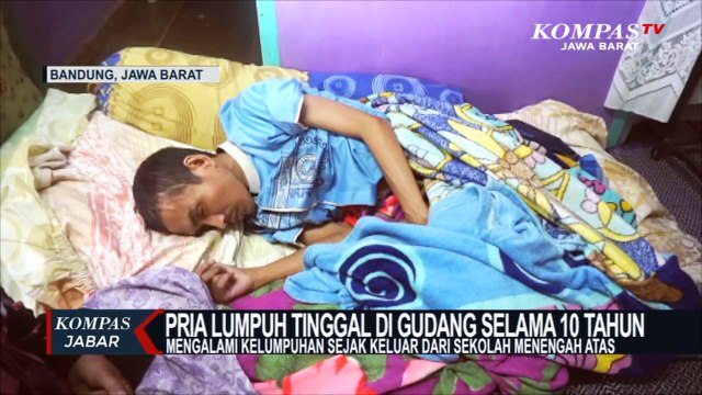 Miris! Lumpuh, dan 10 Tahun Tinggal di Gudang