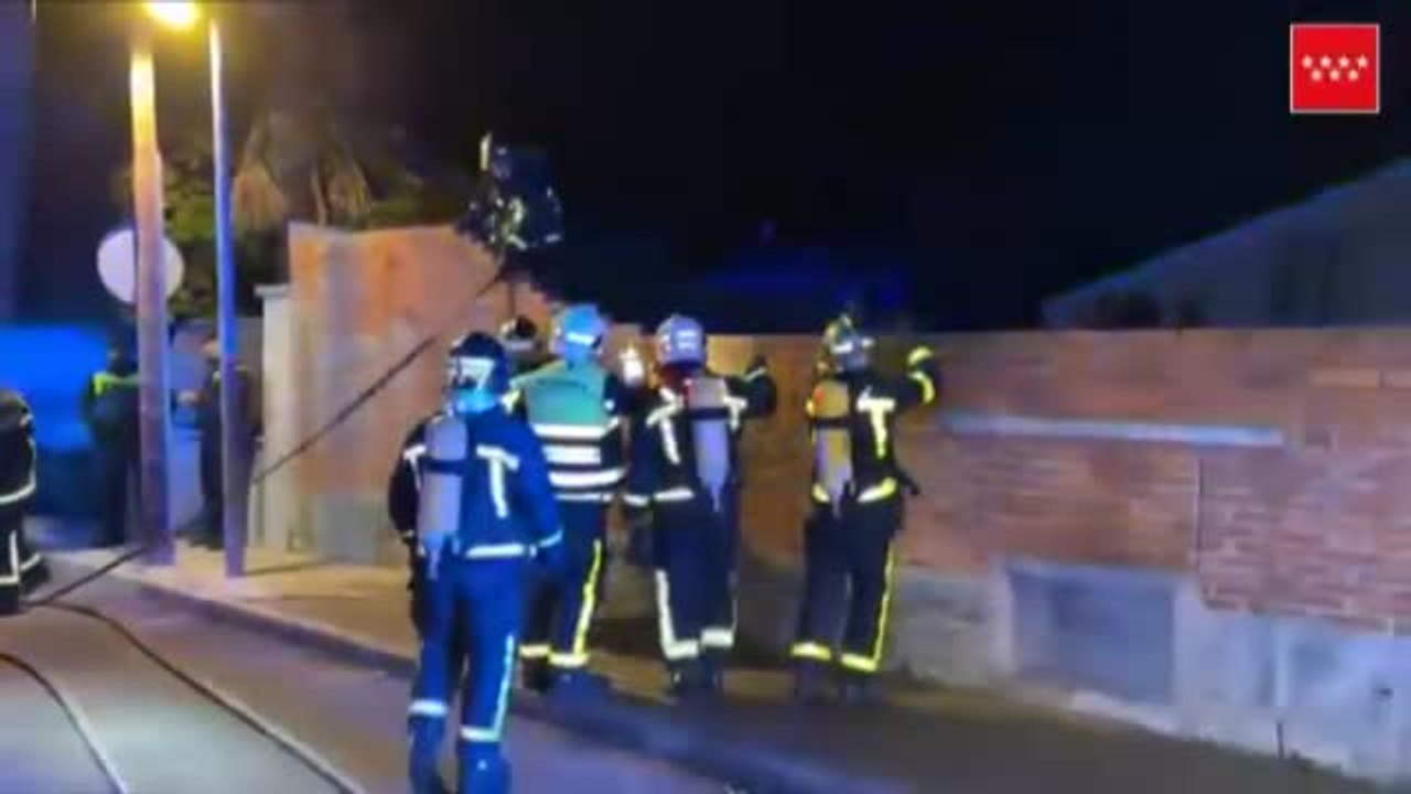 Muere un hombre de 90 años en el incendio de una vivienda en Madrid