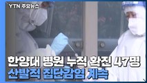 한양대병원 누적 확진 47명...수도권 산발적 집단감염 계속 / YTN