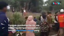 Akibat Sok Balap Liar di Jalan Padat, Ibu-ibu Jadi Korban