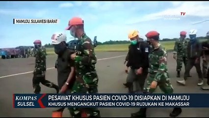 Pesawat Khusus Mengangkut Pasien Covid-19 Rujukan Ke Makassar