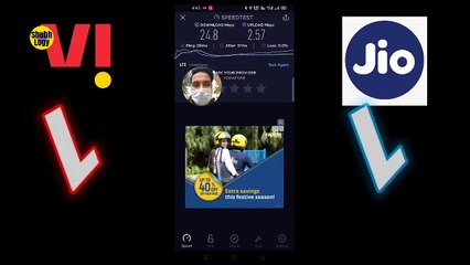 Jio Vs VI Internet speed test who has the best  netwoek