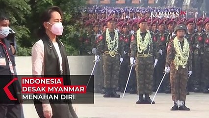 Indonesia Desak Myanmar Menahan Diri Usai Menahan Aung San Suu Kyi