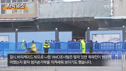 [자막뉴스] WHO팀 '최초 감염' 우한시장 조사…철통보안 속 취재방해도