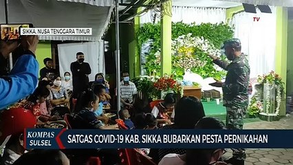 Download Video: Satgas Covid 19 Kab Sikka, Bubarkan Pesta Pernikahan