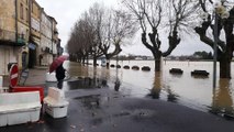 Inondations en Gironde : crue de la Garonne, après la tempête Justine