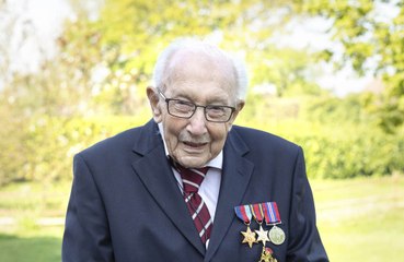 Captain Sir Tom Moore is in hospital with COVID-19 and pneumonia