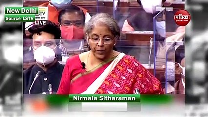 वित्त मंत्री निर्मला  सीतारमण ने पेश किया आम बजट