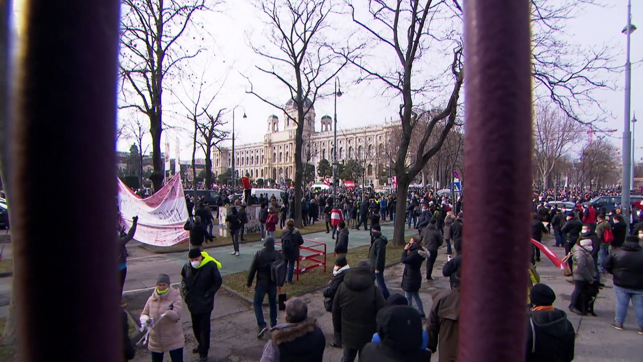 Bélgica, Austria, Países Bajos: las protestas contra las restricciones se suceden por toda Europa