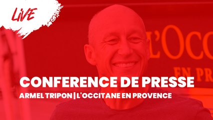 Conférence de presse arrivée Armel Tripon