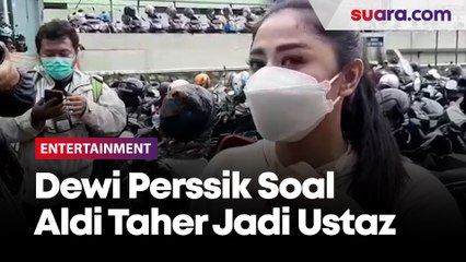 Dewi Perssik Tanggapi Soal Aldi Taher jadi Ustaz