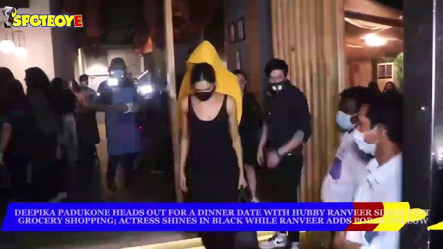 Deepika Padukone Heads Out For A Dinner Date With Hubby Ranveer Singh Post Grocery Shopping