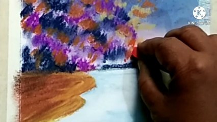 # SCENERY  ( HOW TO DRAW A SCENERY WITH SOFT PASTEL  )
