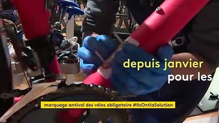 Le marquage des vélos neufs rendu obligatoire pour lutter contre le vol