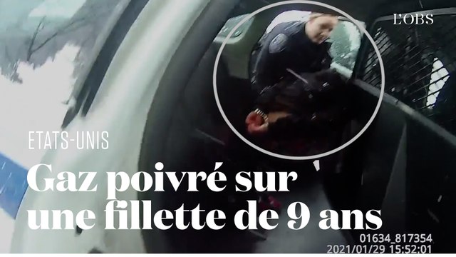 L'arrestation brutale d'une fillette de neuf ans aspergée de gaz poivré aux Etats-Unis