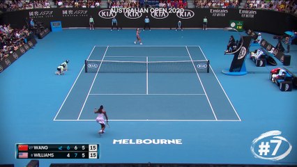 Serena Williams à l'Open d'Australie : le top 10 de ses coups gagnants