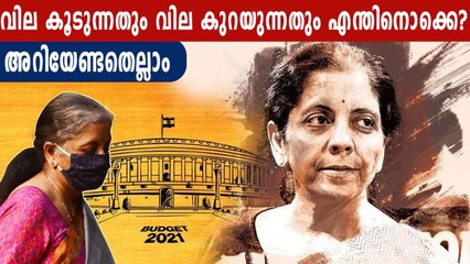 Budget 2020: Full list of things that got cheaper and costlier | Oneindia Malayalam