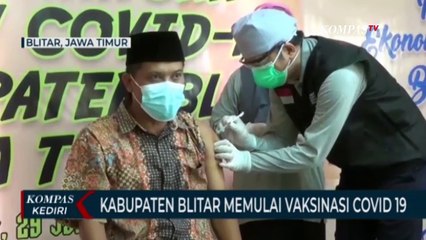 Program Vaksinasi Covid-19 Kabupaten Blitar Dimulai