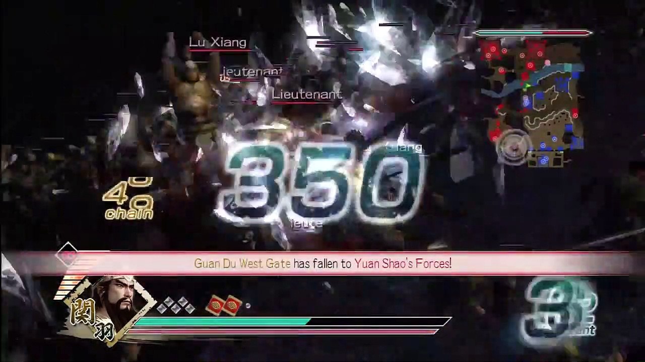 Dynasty Warriors 6 Guan Yu Ep. 3 Chapter 3 - Battle Of Guan Du (Eng. Ver)